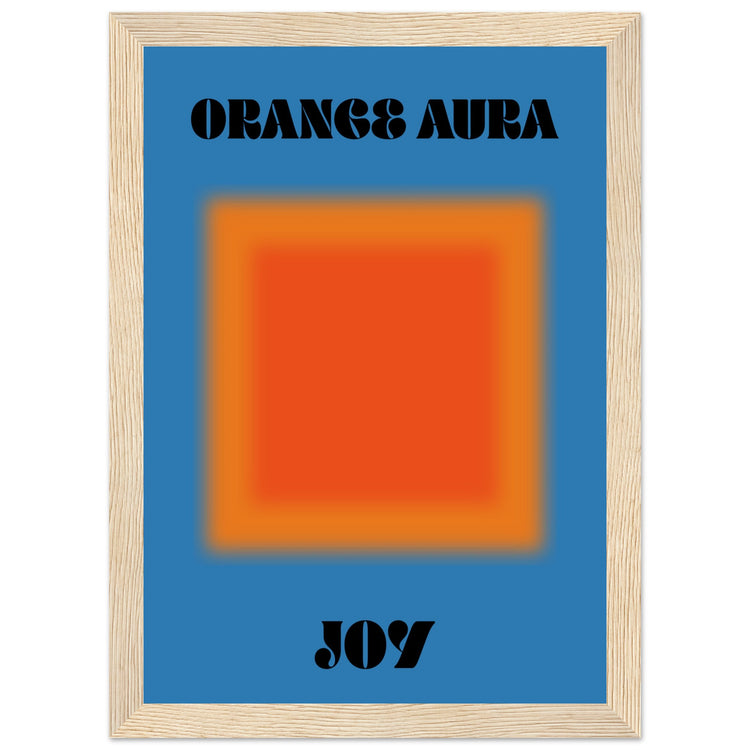 Aura Orange Joy Art Print