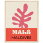 Male Maldives Travel Art Print