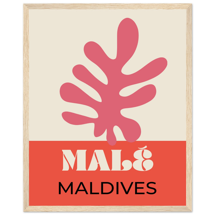 Male Maldives Travel Art Print