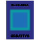 Aura Blue Creative Art Print