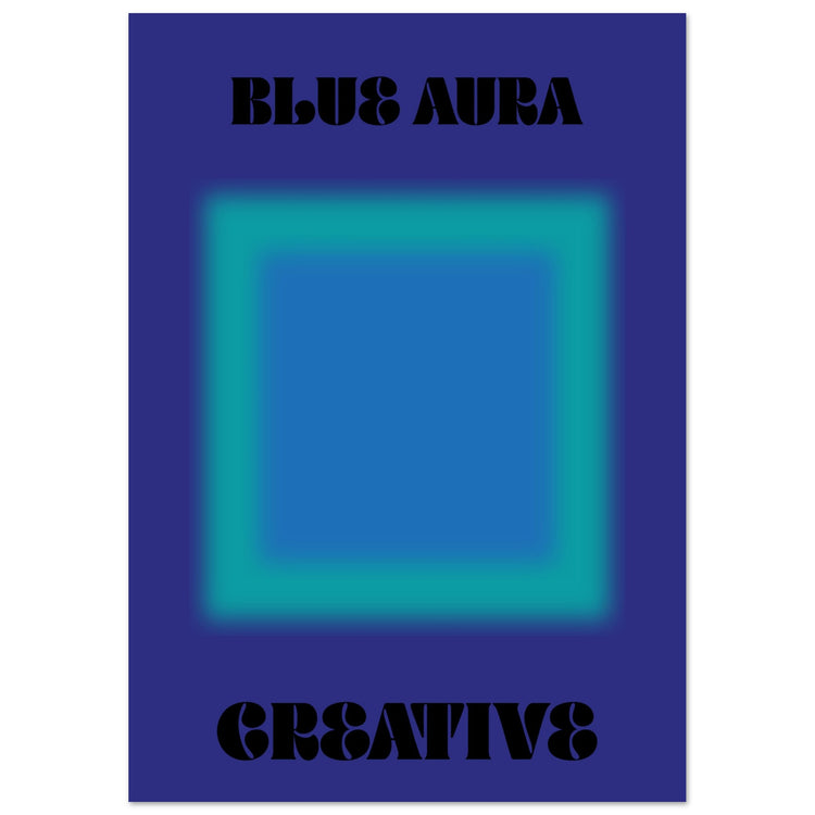 Aura Blue Creative Art Print