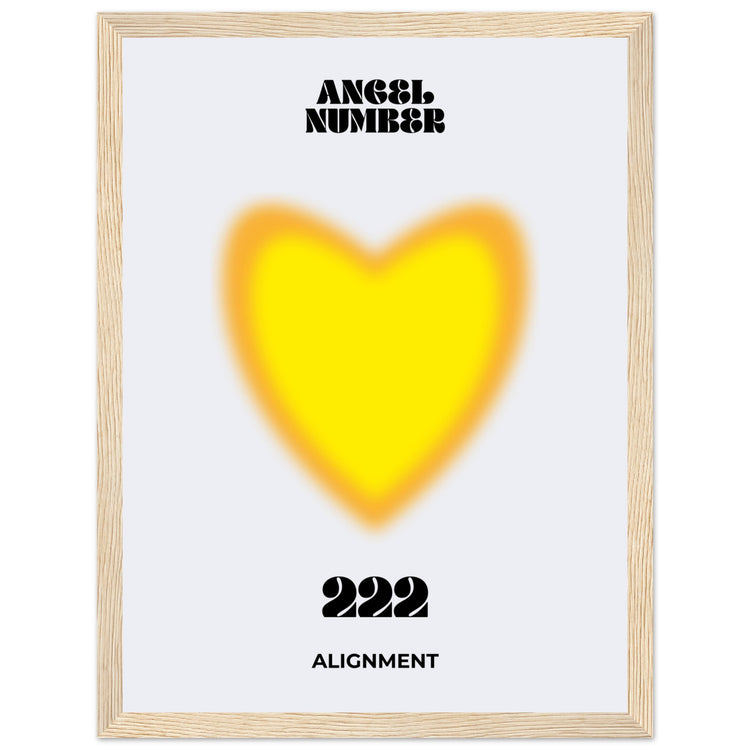 Angel Number 222 Aura Art Print - Alignment