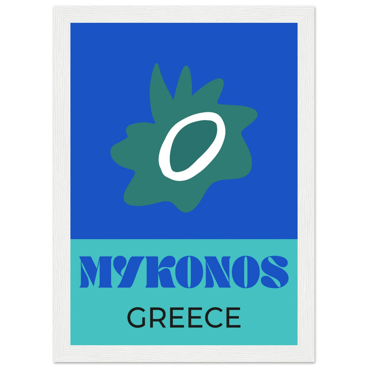 Mykonos Greece Travel Art Print