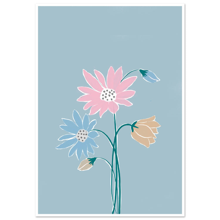 Wild Flowers - Contemporary Art Print