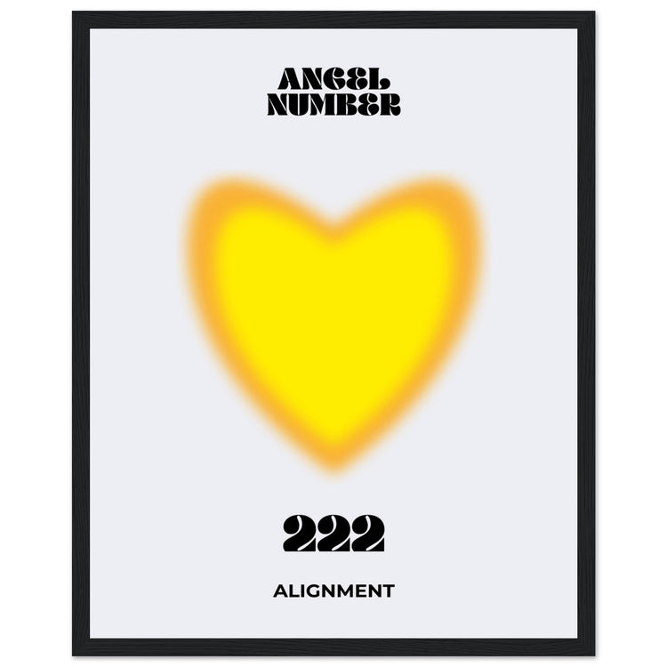 Angel Number 222 Aura Art Print - Alignment