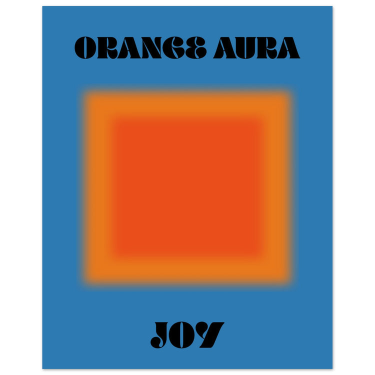 Aura Orange Joy Art Print