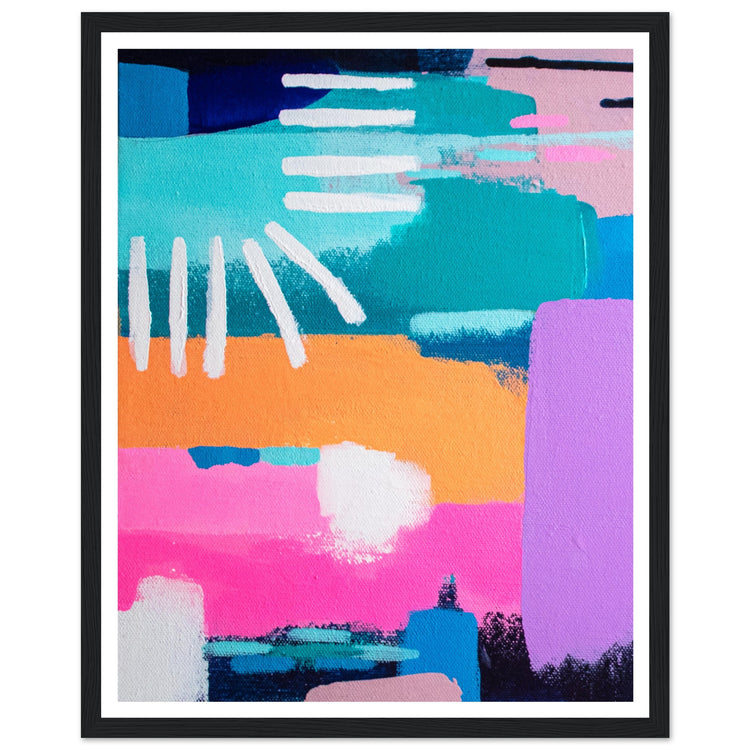 Colour Pop Abstract Art Print #04