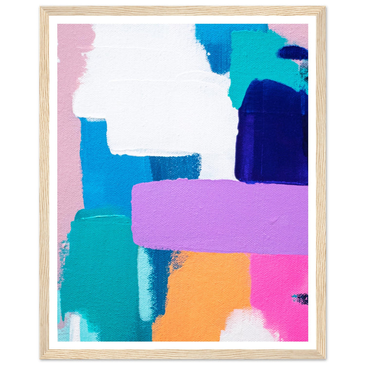 Colour Pop Abstract Art Print #06