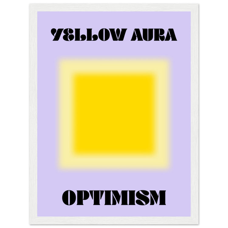 Aura Yellow Optimism Art Print