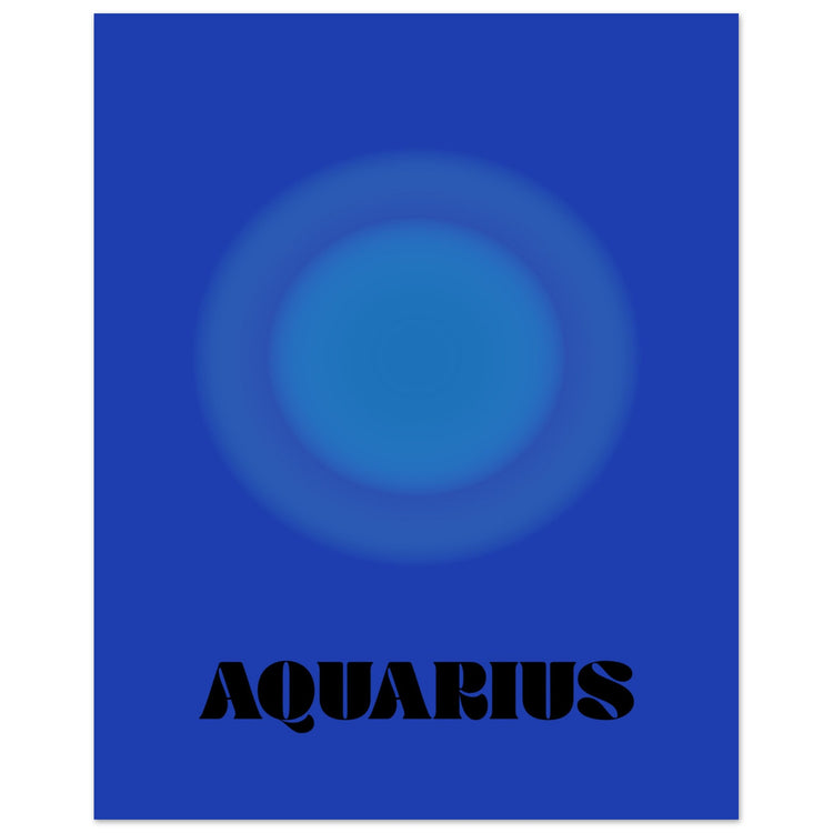 Aura Art Print - Aquarius