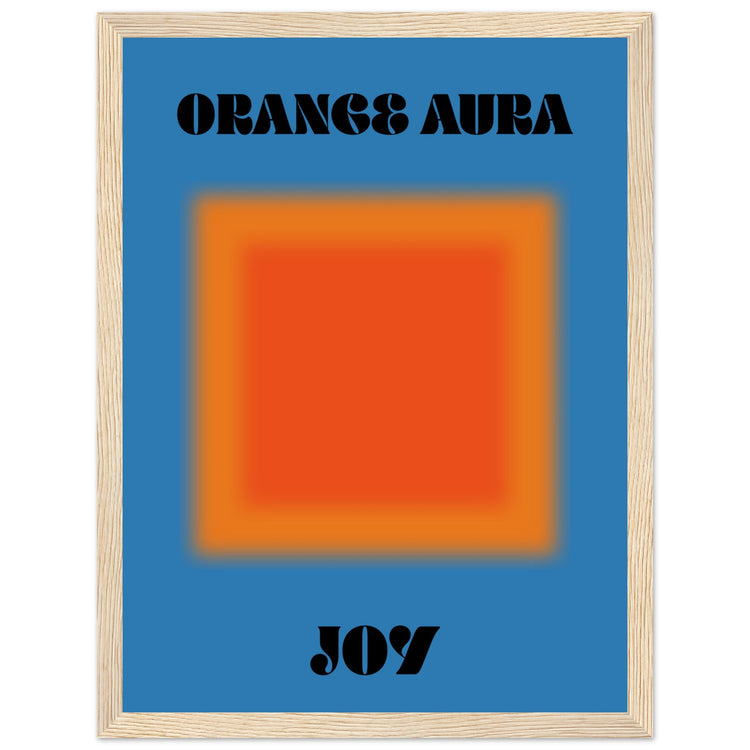 Aura Orange Joy Art Print