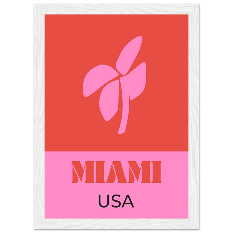 Miami USA Travel Art Print