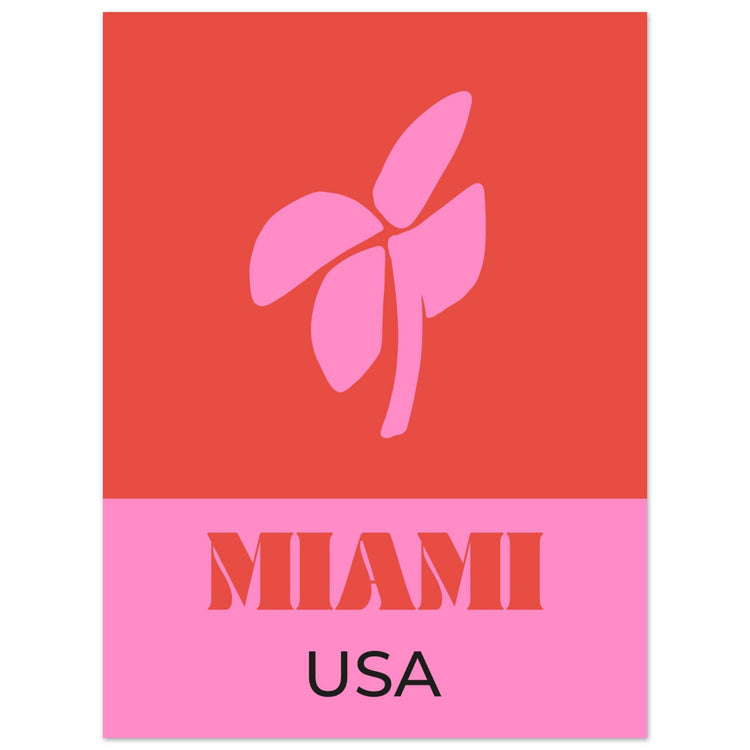 Miami USA Travel Art Print