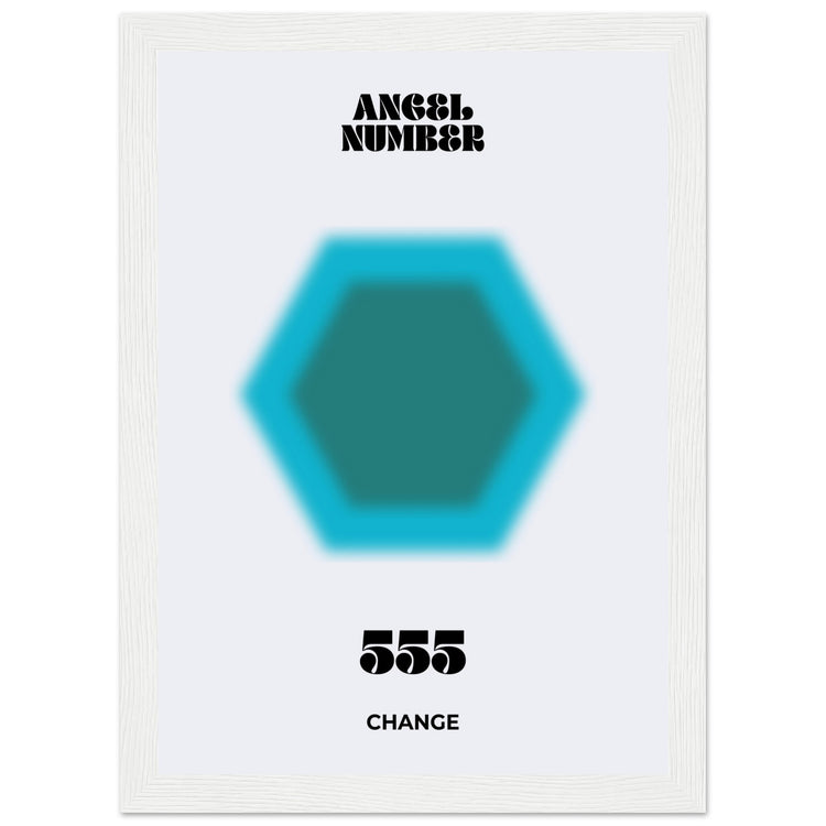 Angel Number 555 Aura Art Print - Chance