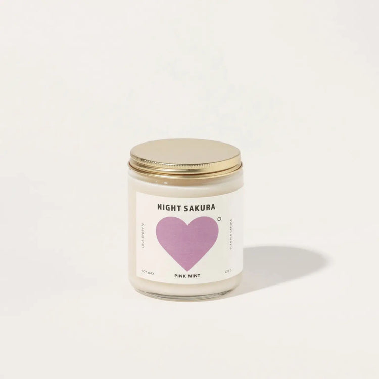 Night Sakura Soy Candle by Pinkmint