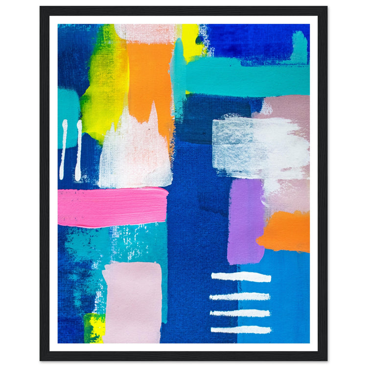 Colour Pop Abstract Art Print #08