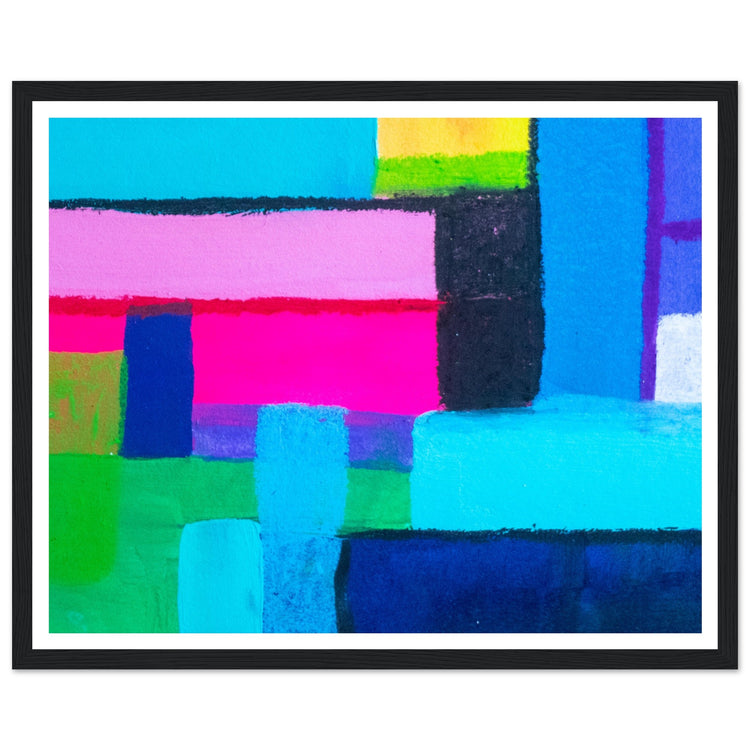 Colour Pop Abstract Art Print #03