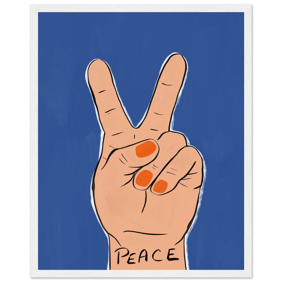 Peace Art Print | Contemporary Art Print | Milkshakeliving