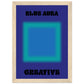 Aura Blue Creative Art Print