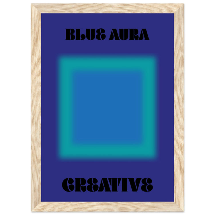 Aura Blue Creative Art Print