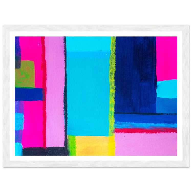 Colour Pop Abstract Art Print #01