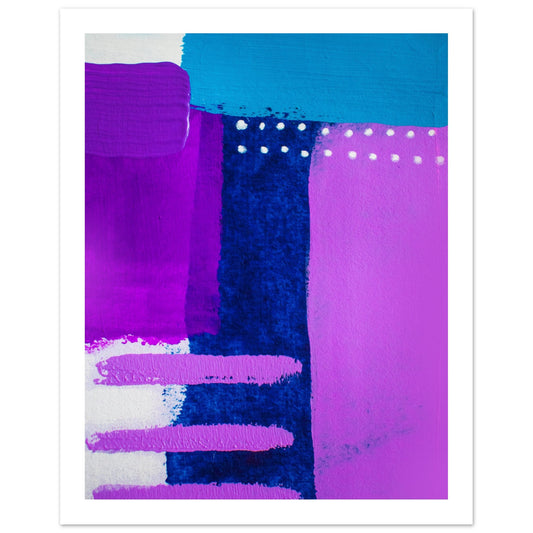 Colour Pop Abstract “Mini” Art Print #14