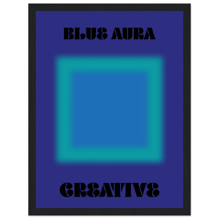 Aura Blue Creative Art Print