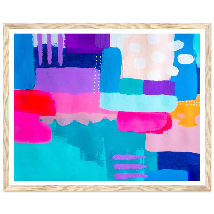 Colour Pop Abstract Art Print #09