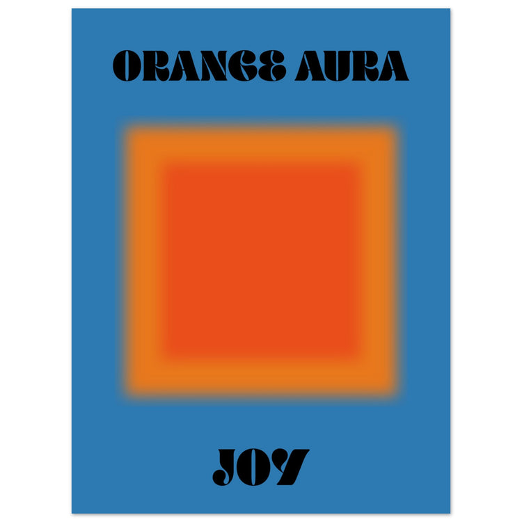 Aura Orange Joy Art Print