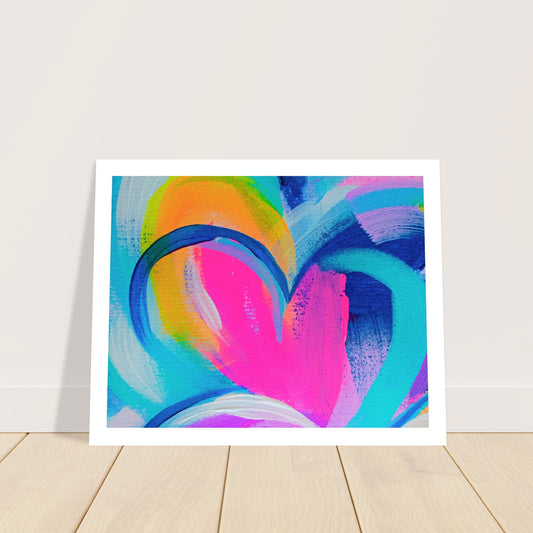 Colour Pop Abstract “Mini” Art Print #20