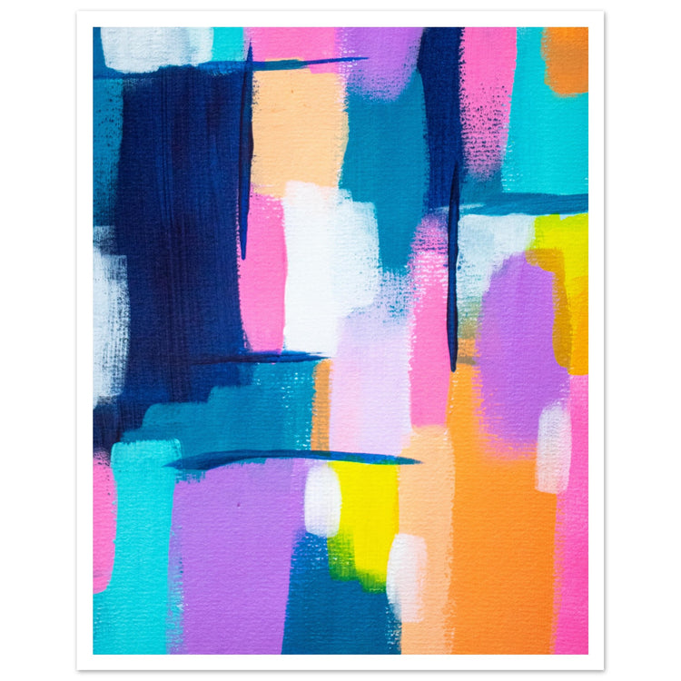 Colour Pop Abstract Art Print #07