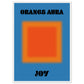 Aura Orange Joy Art Print