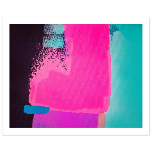 Colour Pop Abstract “Mini” Art Print #21