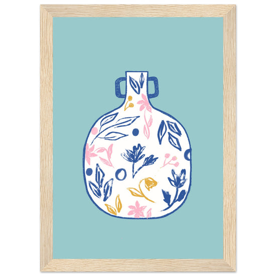 Floral Vase Art Print | Vase Art Print | Milkshakeliving