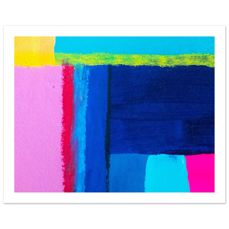 Colour Pop Abstract “Mini” Art Print #16