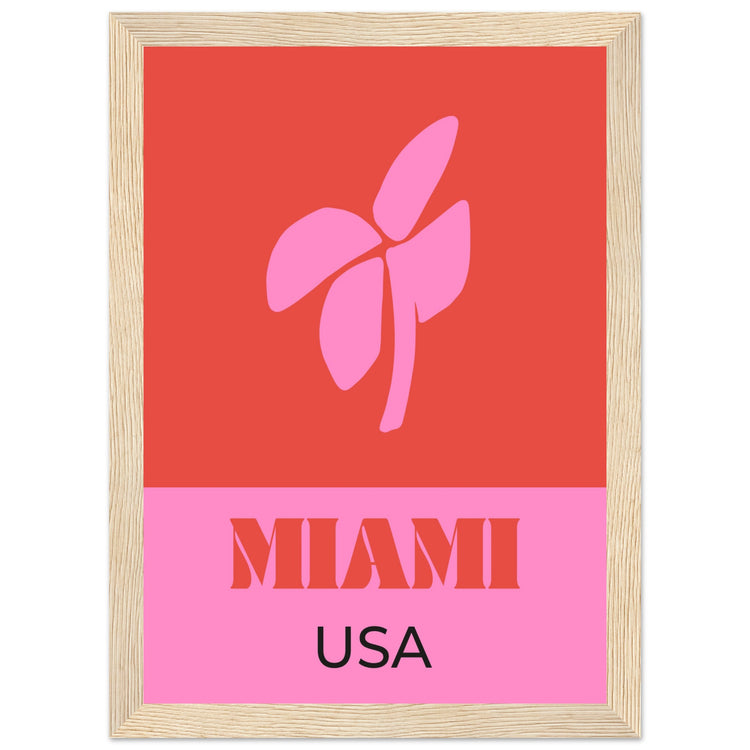 Miami USA Travel Art Print