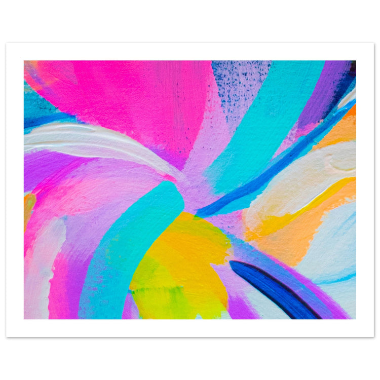 Colour Pop Abstract “Mini” Art Print #17