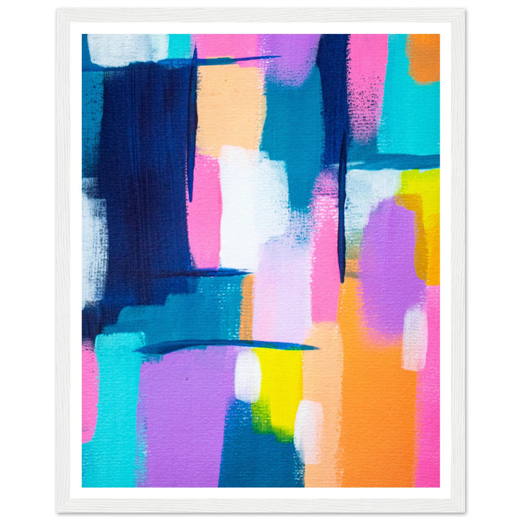 Colour Pop Abstract Art Print #07