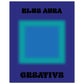 Aura Blue Creative Art Print