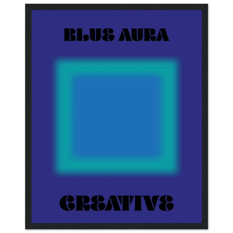 Aura Blue Creative Art Print