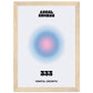 Angel Number 333 Aura Art Print - Mental Growth