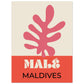 Male Maldives Travel Art Print