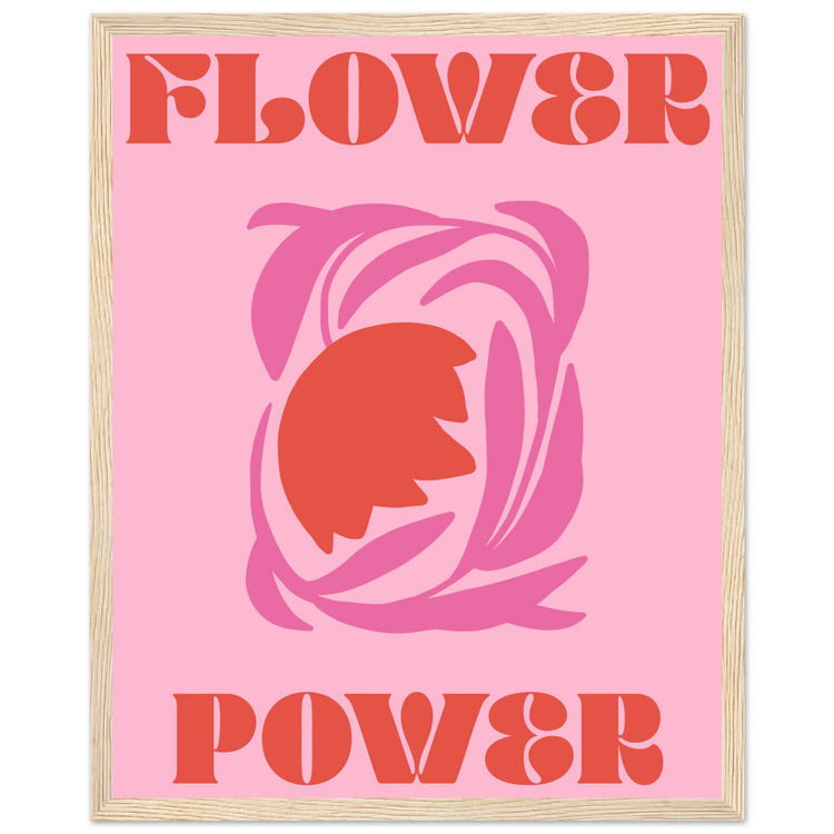 Flower Power Floral Art Print #04