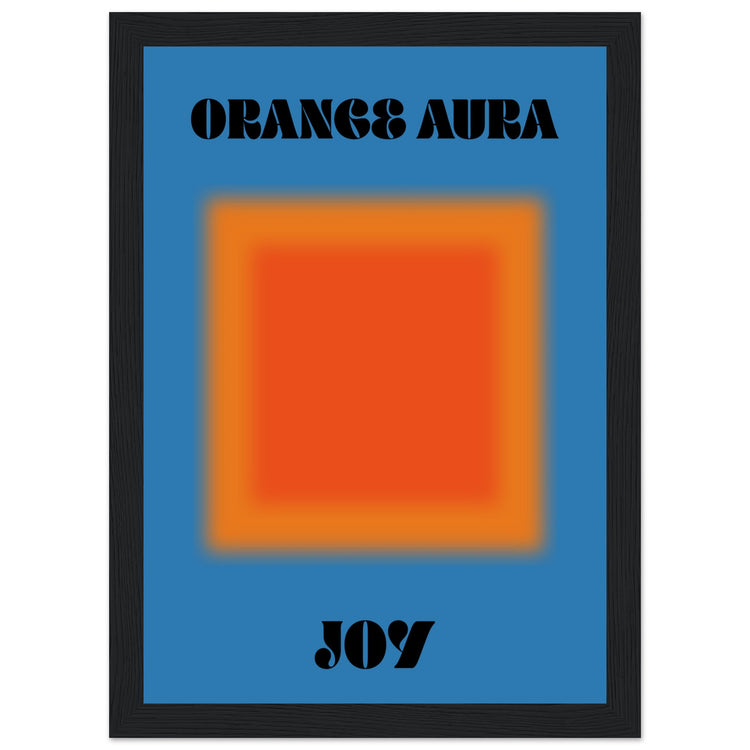 Aura Orange Joy Art Print