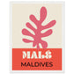 Male Maldives Travel Art Print