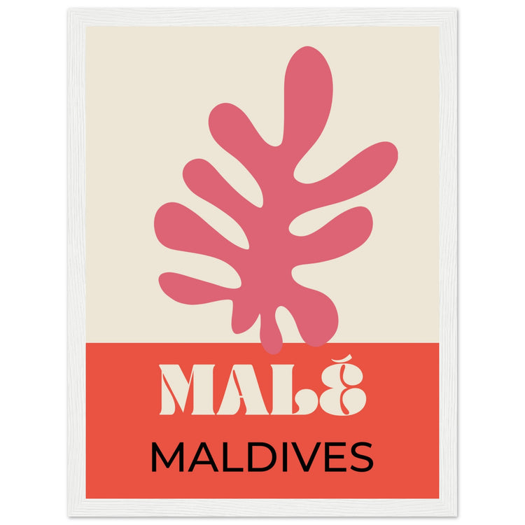 Male Maldives Travel Art Print