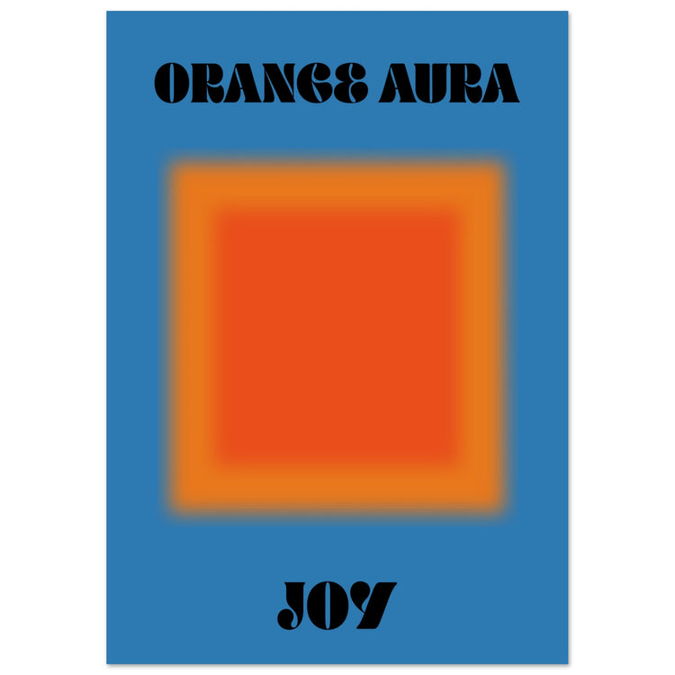 Aura Orange Joy Art Print