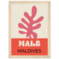 Male Maldives Travel Art Print