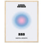 Angel Number 333 Aura Art Print - Mental Growth