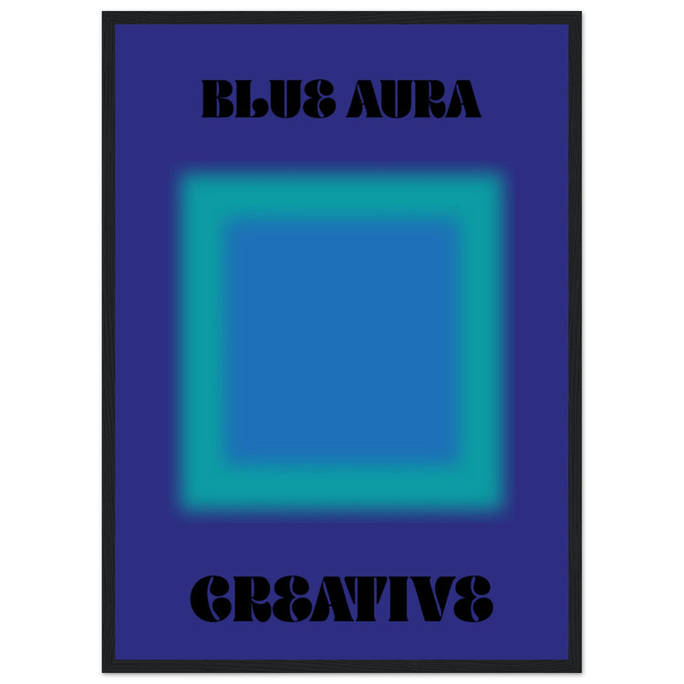 Aura Blue Creative Art Print